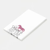 Mein Pferd ist Phantastisch Post-it Klebezettel (angewinkelt)