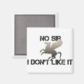 Mein Pferd mag dich nicht Magnet (Vorderseite/Rückseite)