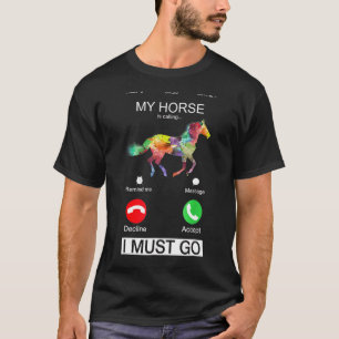 Mein Pferd ruft und ich muss Kleidung tragen T-Shirt