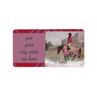 mein Pferd war Engel Rücksendeadresse Adressaufkleber