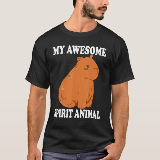 Mein Phantastischer Geist Animal Capybaras Capybar T-Shirt (Vorderseite)