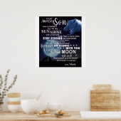 Mein Phantastischer Sohn denkt immer daran, dass i Poster (Küche)