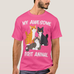 Mein Phantastisches Geisttier ist ein Katzenmiauka T-Shirt