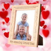 Mein Phantastisches Geschenk zum Grand Vater-Werbe Geätzte Rahmen