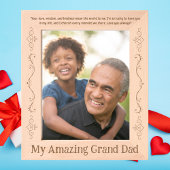 Mein Phantastisches Geschenk zum Grand Vater-Werbe Geätzte Rahmen