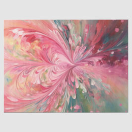 Mein Phoenixherz, wunderschöne Abstrakte Malerei Seidenpapier