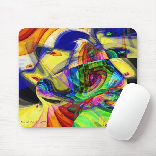 Mein Picaso Fraktal durch J.Everhart Mousepad (Mit Mouse)