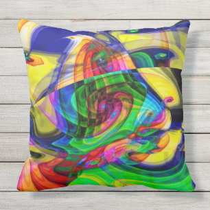 Mein Picasso Fraktal Wurfs-Kissen Kissen Für Draußen