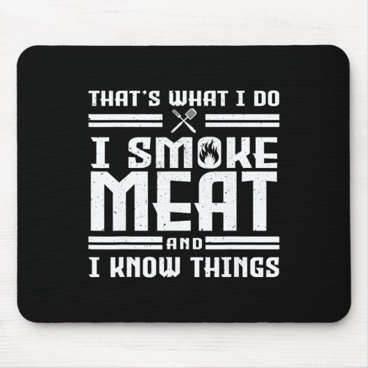 Mein Pion-Rauchfleisch ist perfekt Mousepad (Vorne)