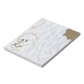 Mein Pit Bull hat meinen Lektionsplan aufgegeben Notizblock (Rotiert)