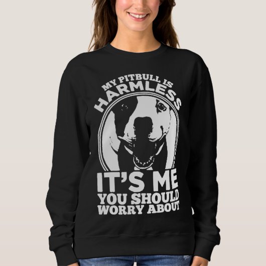 Mein Pitbull Sweatshirt (Vorderseite)