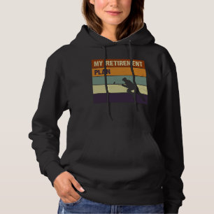 Mein Plan für den Ruhestand Eishockey-Spieler Golf Hoodie