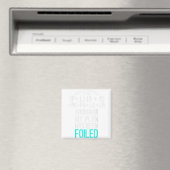 Mein Plan wurde vereitelt Funny Mathe Lehrer Pun T Magnet (In Situ (Geschirrspüler))