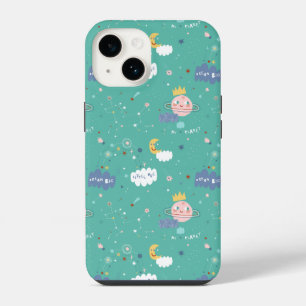 Mein Planet Träume groß Kleines Muster iPhone 14 Hülle