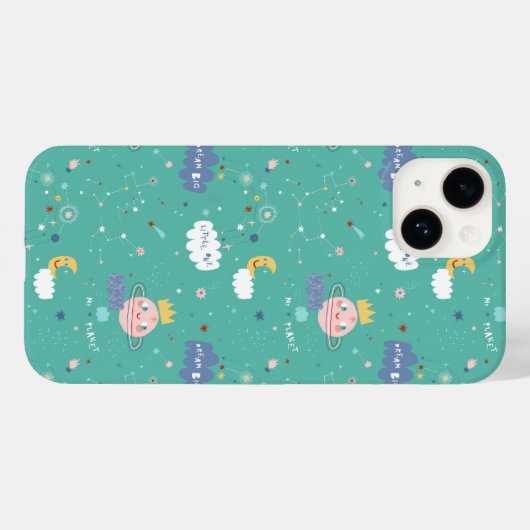 Mein Planet träumt ein großes Muster Case-Mate iPhone Hülle (Rückseite (Horizontal))