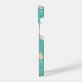 Mein Planet träumt ein großes Muster iPhone Hülle (Linke Seite)