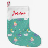 Mein Planet träumt ein großes Muster Kleiner Weihnachtsstrumpf (Vorderseite)