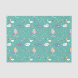 Mein Planet träumt ein großes Muster Seidenpapier