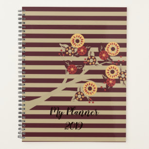 Mein Planner Braun und Gold Sie anpassen Planer