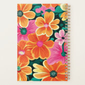 Mein Planner. Work/Life Balance - Blumenmuster Planer (Rückseite)