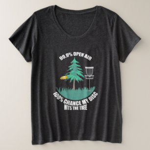 Mein Plattengolf trifft die Bäume Große Größe T-Shirt