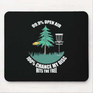 Mein Plattengolf trifft die Bäume Mousepad