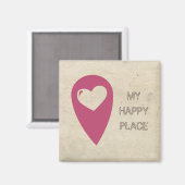 Mein Platz Magnet (Vorderseite/Rückseite)