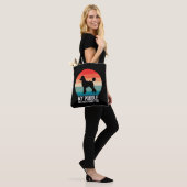 Mein Poodle hatte recht über dich Poodle dod Retro Tasche (Am Model)