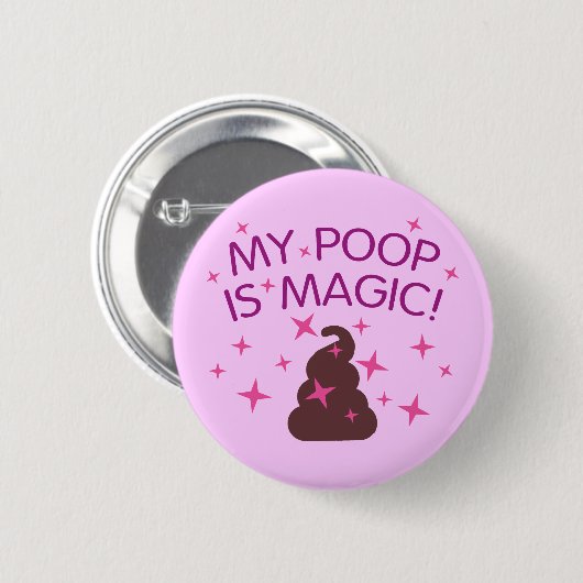 Mein Poop ist magisch Button (Vorne & Hinten)