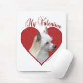 Mein Powderpuff Chinesisch Crested Valentine Mousepad (Mit Mouse)