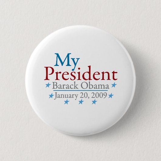 Mein Präsident (Barack Obama) Button (Vorderseite)
