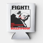 Mein Präsident ist kugelsicher Trump Dosenkühler (Vorderseite)