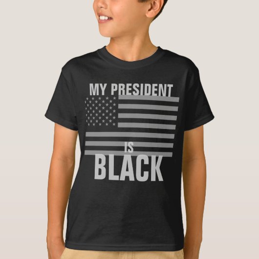 Mein Präsident ist schwarz T-Shirt (Vorderseite)