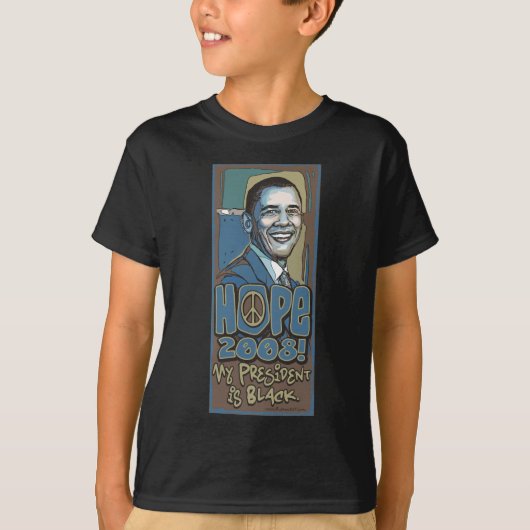 Mein Präsident ist schwarzes Obama-Shirt T-Shirt (Vorderseite)