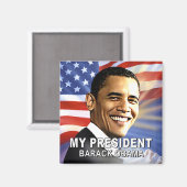 Mein Präsident Magnet (Flagge) (Vorderseite/Rückseite)
