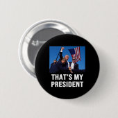 Mein Präsident Trump 2024 Button (Vorne & Hinten)