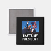 Mein Präsident Trump 2024 Magnet (Vorderseite/Rückseite)