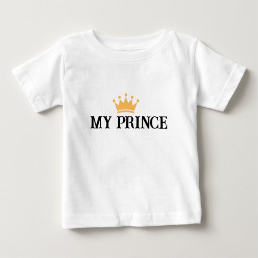 Mein Prince entwirft Baby-T - Shirt (Vorderseite)