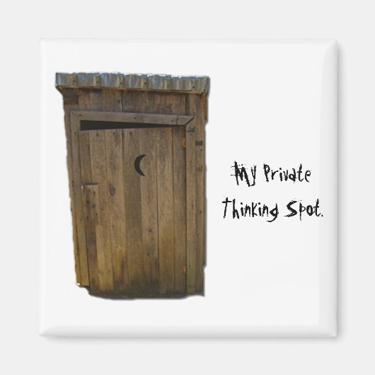 Mein privater Denkplatz. Magnet (Vorne)