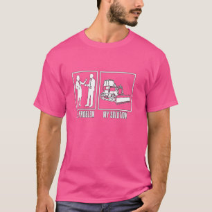 Mein Problem ist, dass mein Piktogramm-Vater schwe T-Shirt
