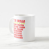 Mein Problem mit den beruflichen Qualifikationen l Kaffeetasse (Vorderseite Links)