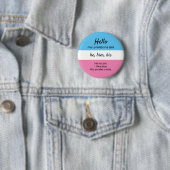 Mein Pronouns-Knopf, Er hat Pronouns Button (Beispiel)