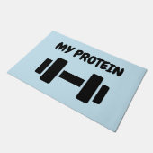 Mein Protein Fußmatte (Schrägansicht)