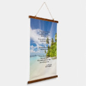 "Mein Psalm"-Band Wandteppich Mit Holzrahmen (Gewinkelt)