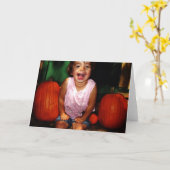 Mein PumpkinGirl Karte (Gelbe Blume)