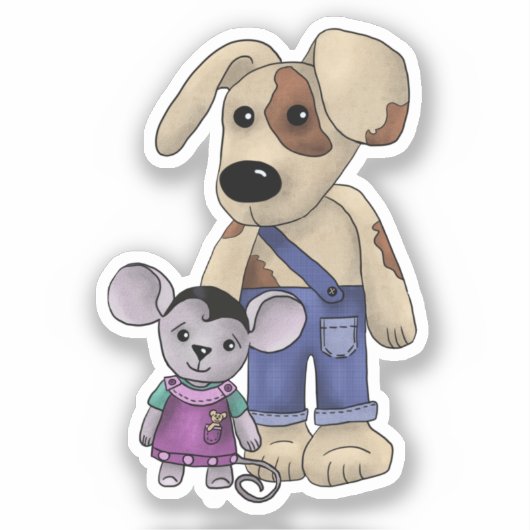 mein Püppchen Aufkleber (Vorderseite)