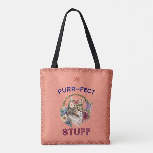 Mein purpurer Stoff Tasche (Rückseite)