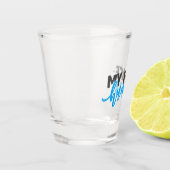 Mein Rasse: Mensch Schnapsglas (Links)