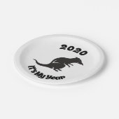 Mein Rat Jahr 2020 Pappteller (Schrägansicht)