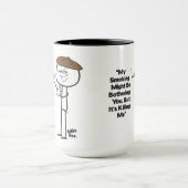 Mein Rauchen könnte dich belästigen Tasse (Zentrum)